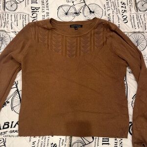 Haute Monde Tan Knit Sweater